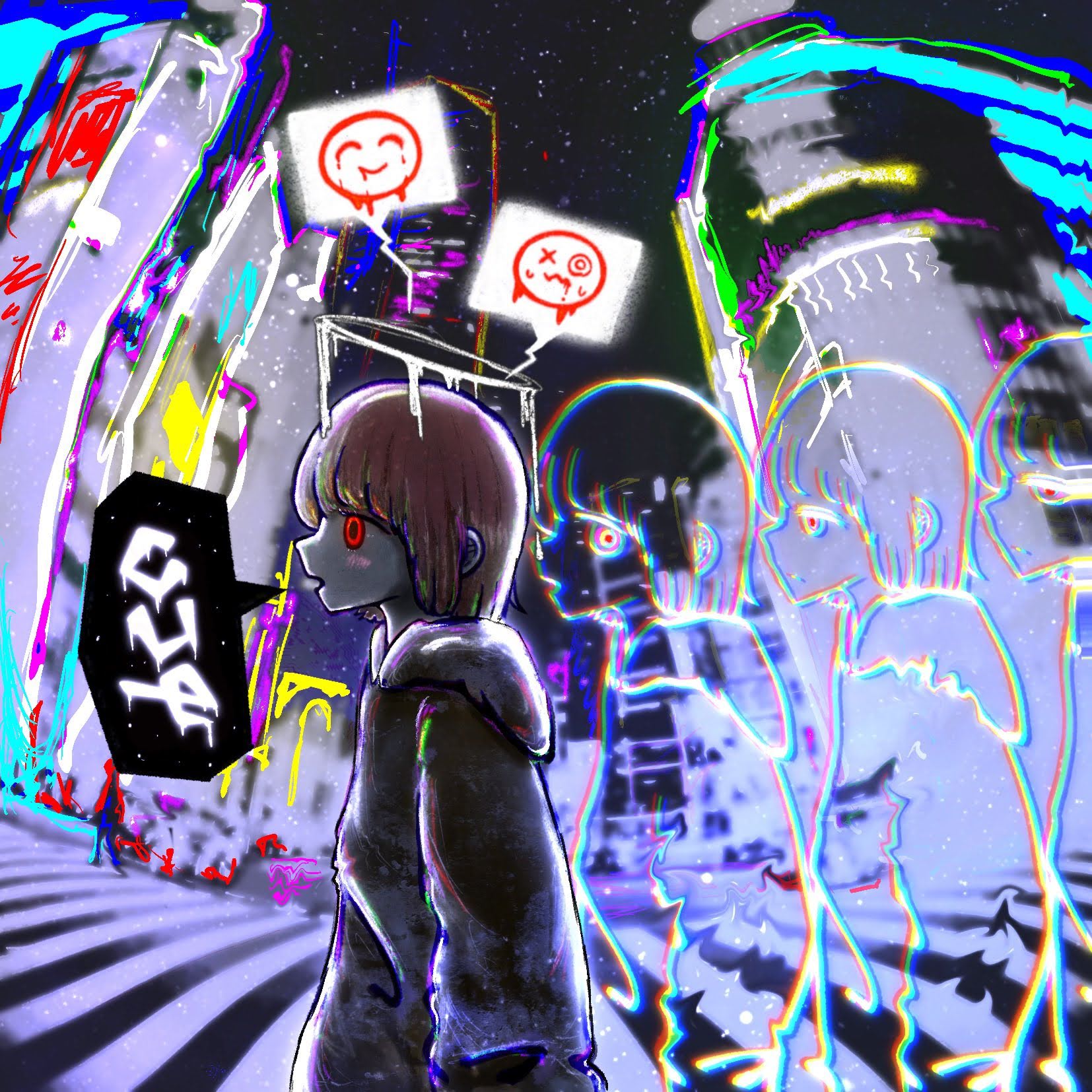 1st Alubm『cue』ジャケット